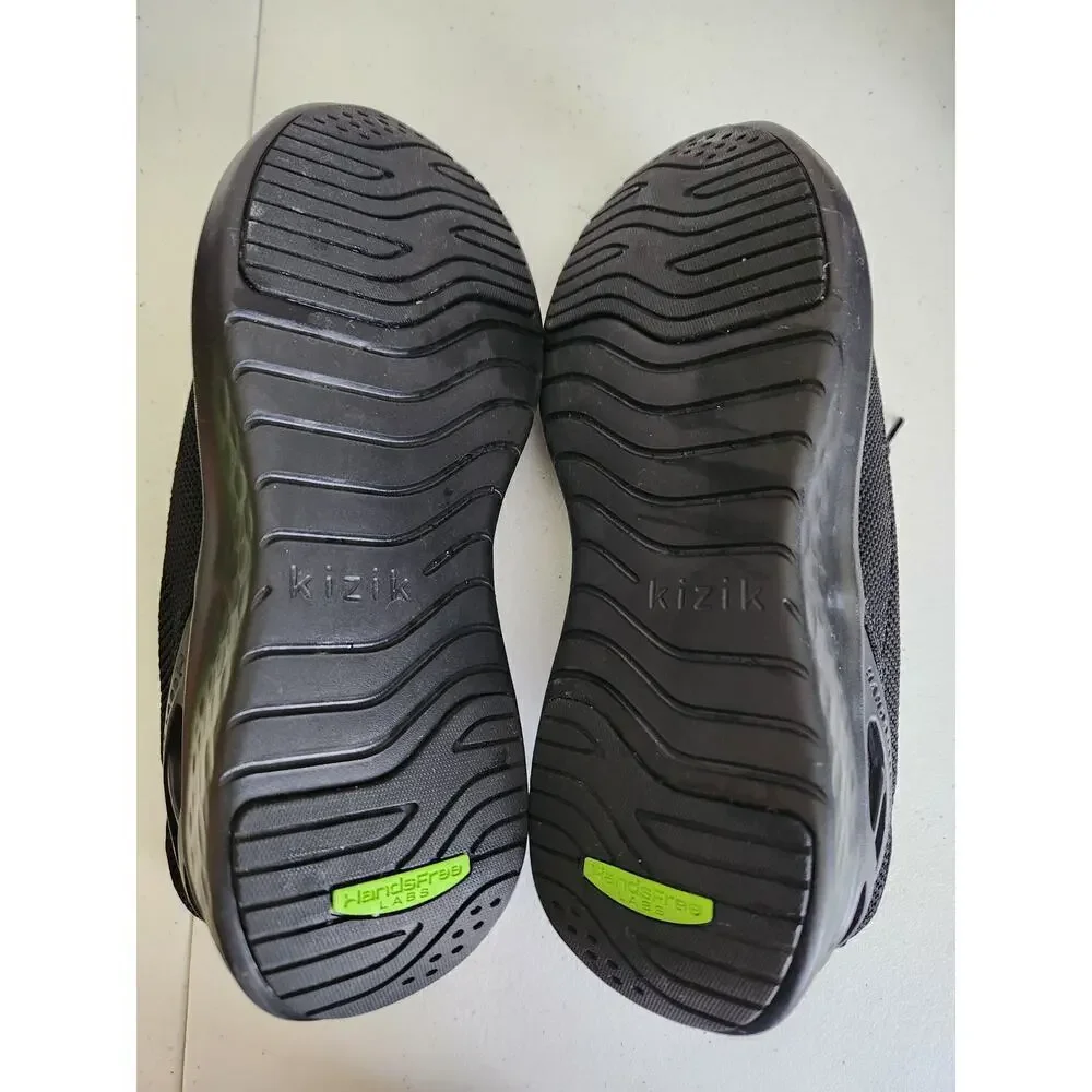 Kizik Unisex Athens Athletic Shoes - Blackout M/ 9 W- W 10.5 hands free mobility